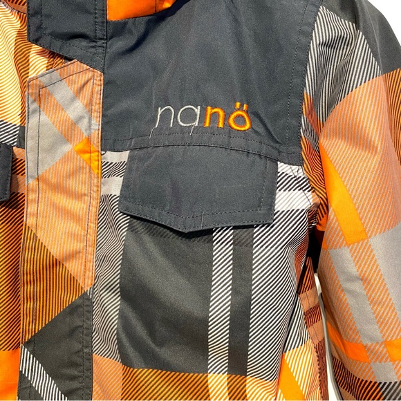 Nanö Hooded Polar Fleece Lined Kids Jacket / 6X - Picture 3 of 16